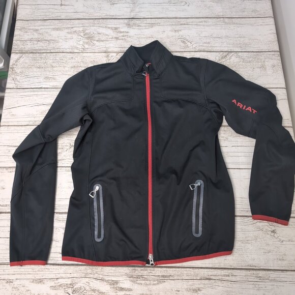 Ariat Avalon Ladies Softshell Jacket - Black Size Large - Picture 1 of 8